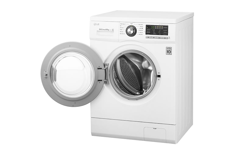 LG Lavarropas Carga Frontal 8,5Kg   Velocidad de Centrifugado 1200RPM, F1380TD, thumbnail 5